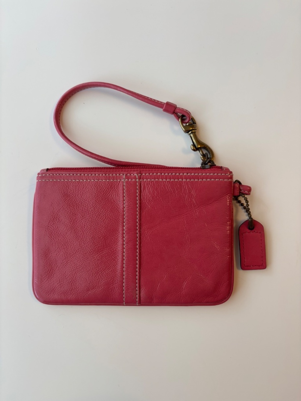 COACH Hamptons Patent Leather Wristlet
